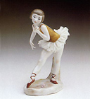 リヤドロ バレー BALLERINA WITH ROSE No.91