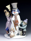 リヤドロ クリスマス 訳あり・雪だるま No.5713